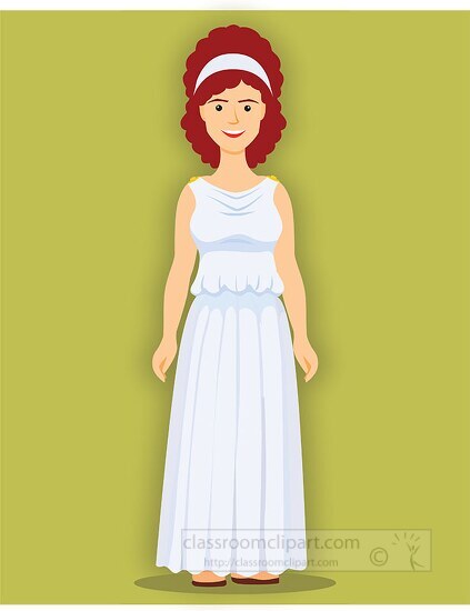 lady-in-ancient-greek-dress-clipart