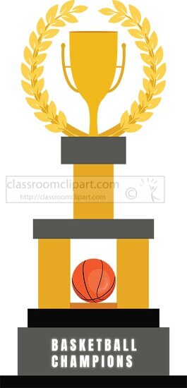 Basketball Tournament Trophy Winner Stock Illustration - Download