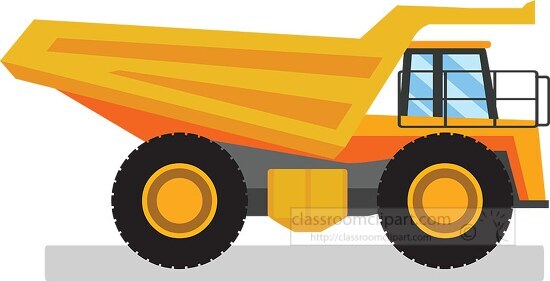 large haul truck construction and machinary clipart
