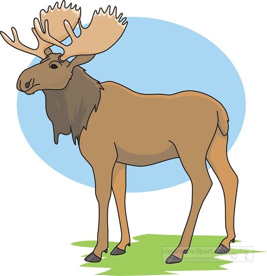 moose antlers clipart
