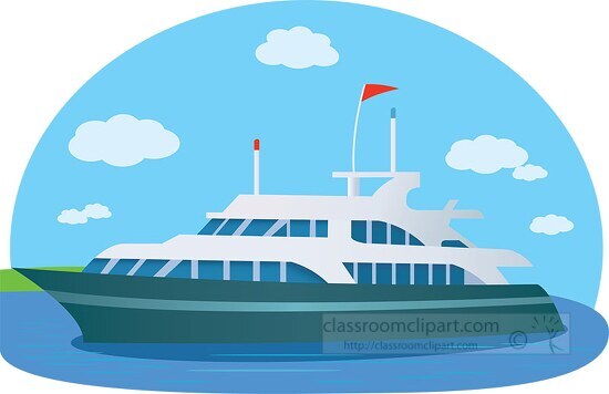 large yacht boat ship clipart