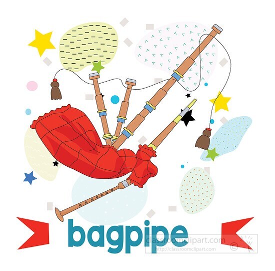 learning to read pictures and word bagpipe