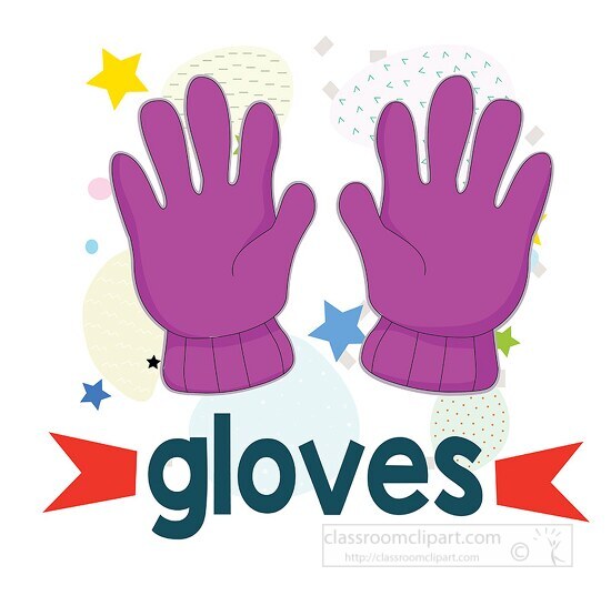 learning to read pictures and word gloves