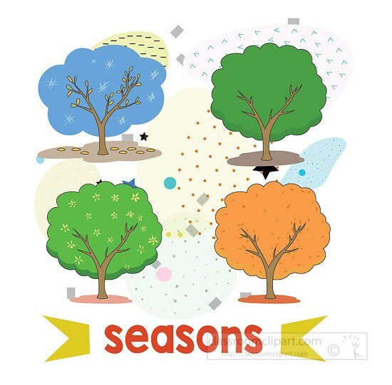 seasons clipart for kids