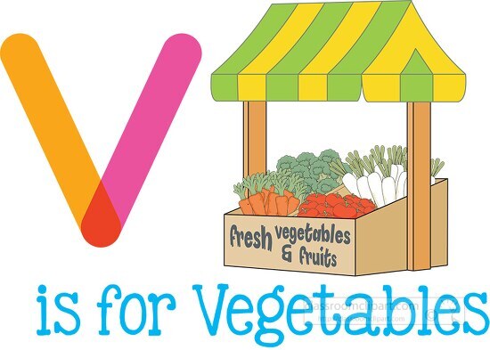 letter v is for vegetable