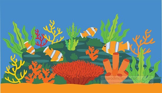 life in australias great barrier reef clipart image 2