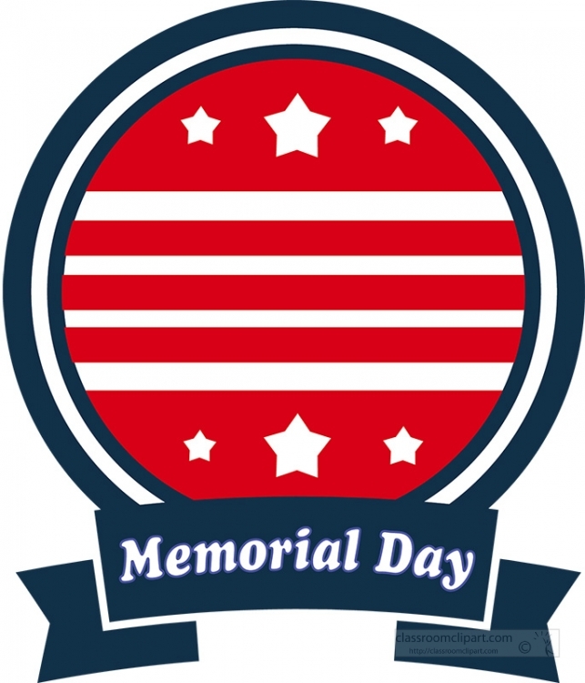 Memorial Day Clipart Memorial Day Log With Stars Stripes