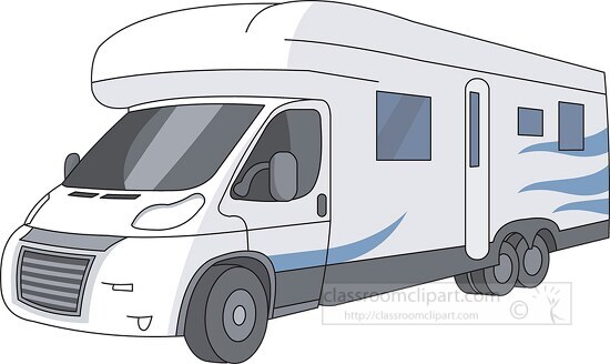 mini motor home class c clipart 815