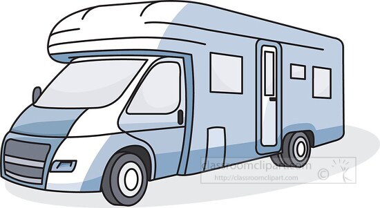 mini motor home clipart 913a