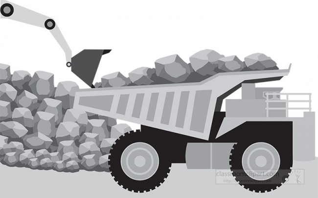 mining industry color gray