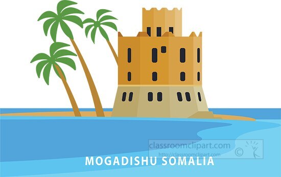 mogadishu somalia vector clipart