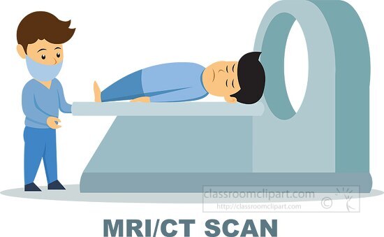 mri ct scan medical clipart