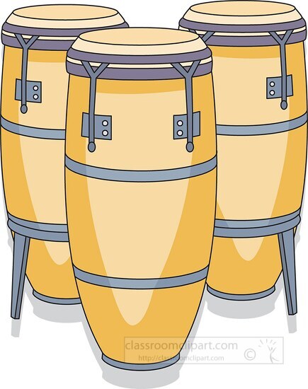 music instruments conga drums clipart