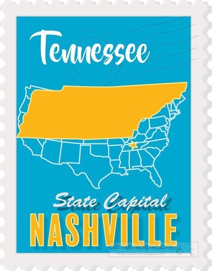 Nashville Tennessee State Capital Clipart