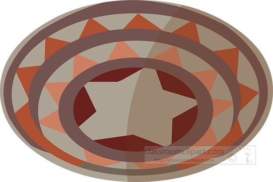 native american pottery bowl clipart
