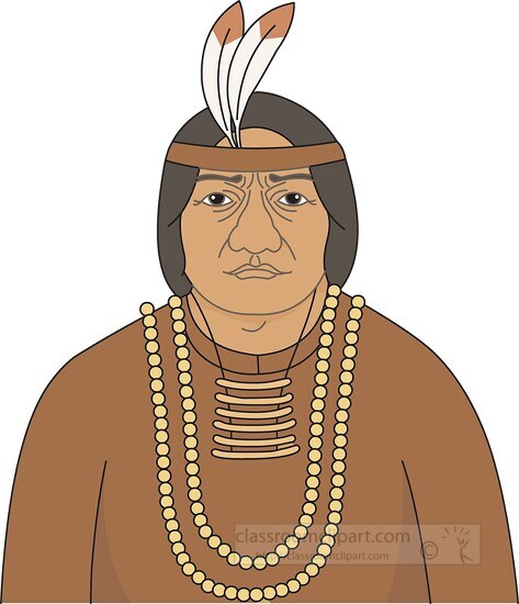 native american woman indian clipart