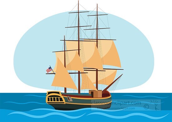 sailing ship clipart