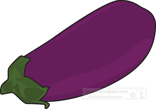 one egg plant clipart