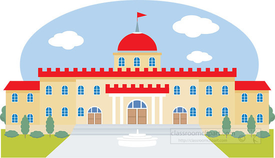 palace building clipart 048