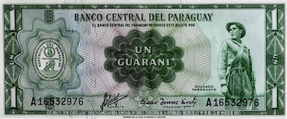 paraguay banknote 273