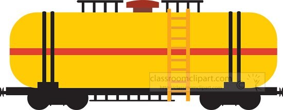 petroleum tankers train clipart