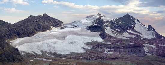 2015 of sperry glacier in glacier national park