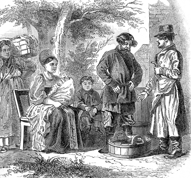 A Russian Family Historical Illustration