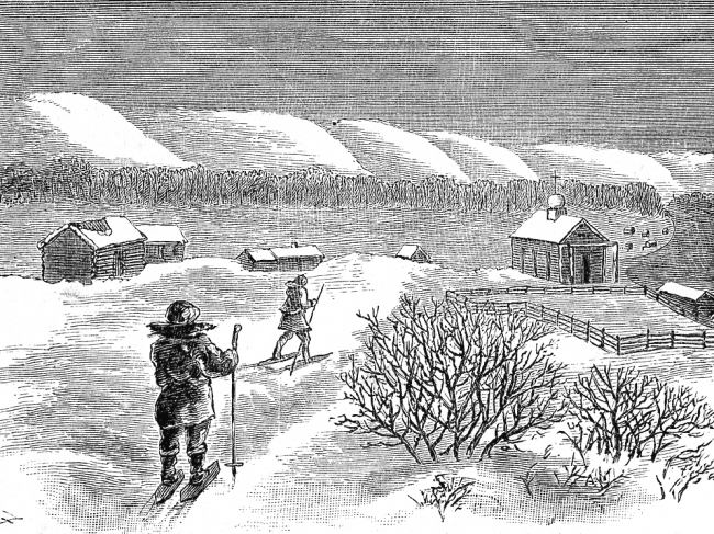 A Siberian Village Historical Illustration