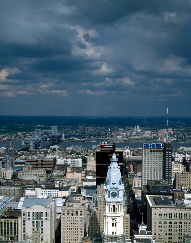 Aerial view of Philadelphia