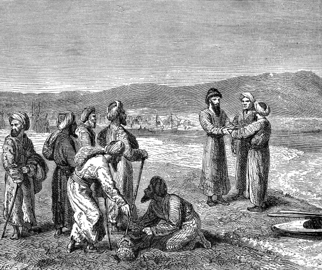 Amberys Reception By Turcoman Chief On The Caspian Shore Histori