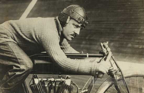 Andre Grapperon, motorcyclist from Paris  France 1913
