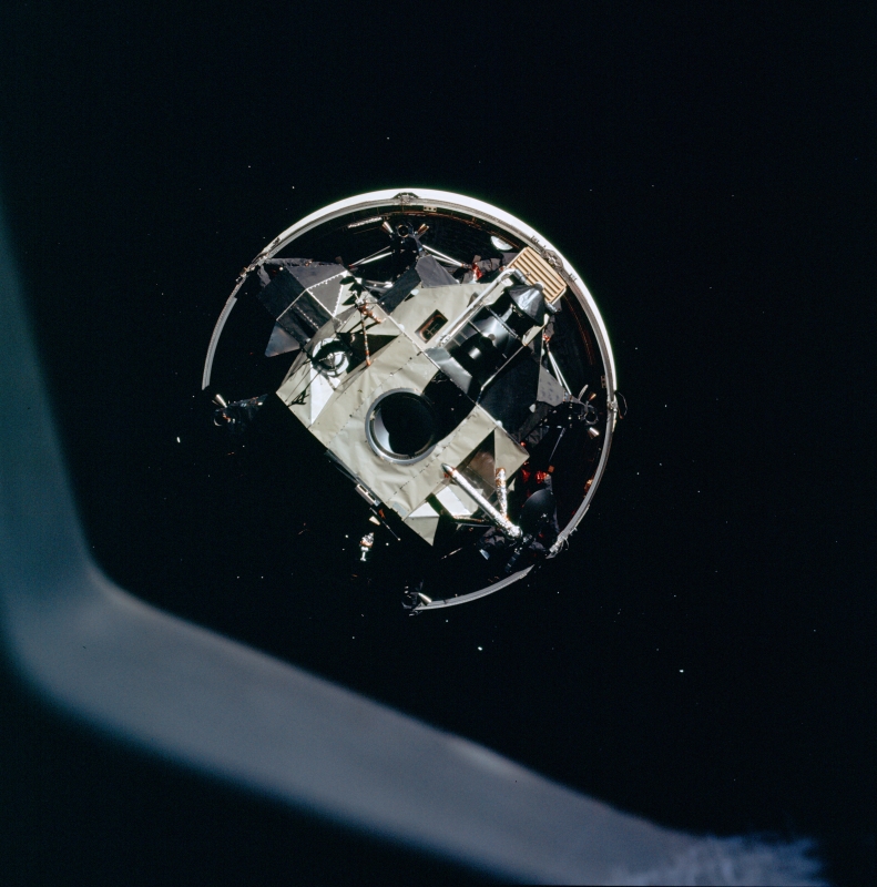 apollo 11 lunar module prior to extraction