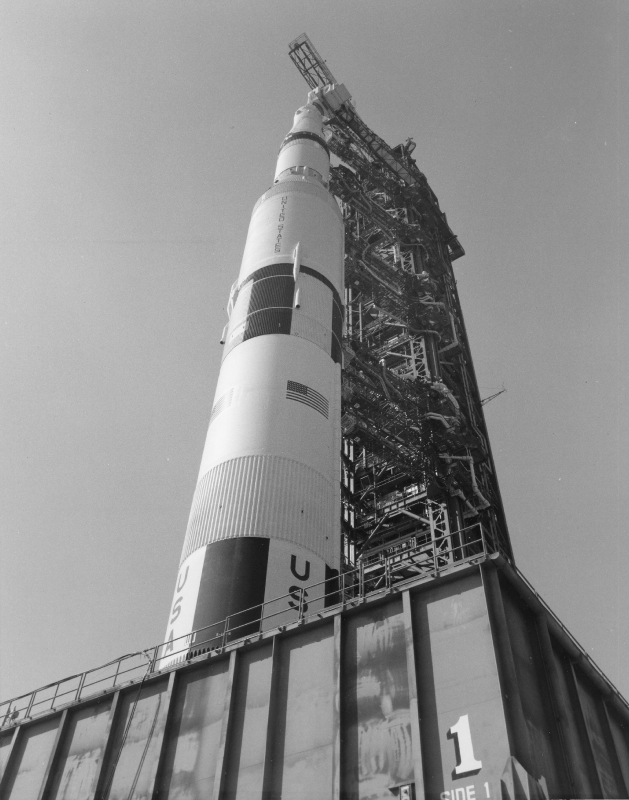 apollo 11 saturn v during rollout 2