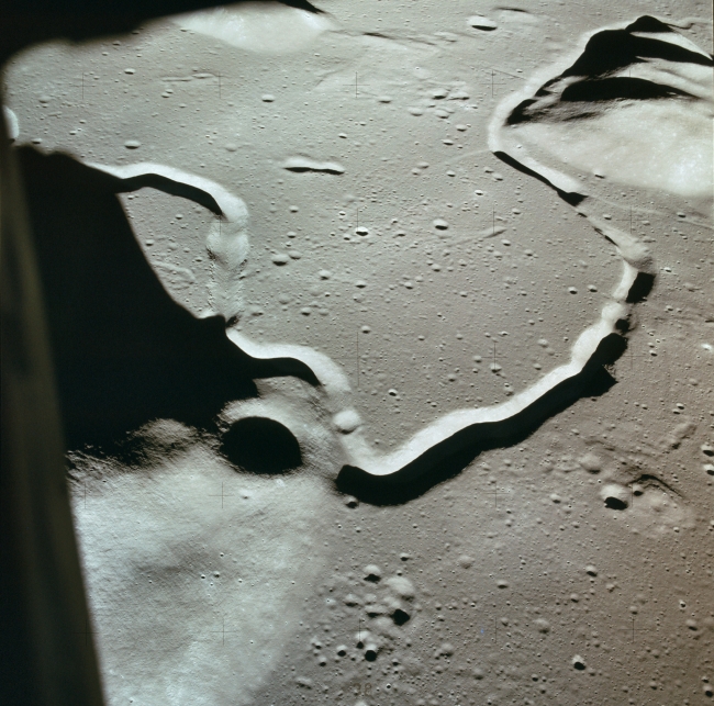 apollo 15 hadley rille from orbit