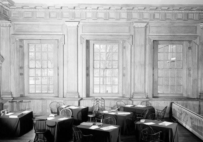 Assembly Hall South Wall Independence Hall 1959