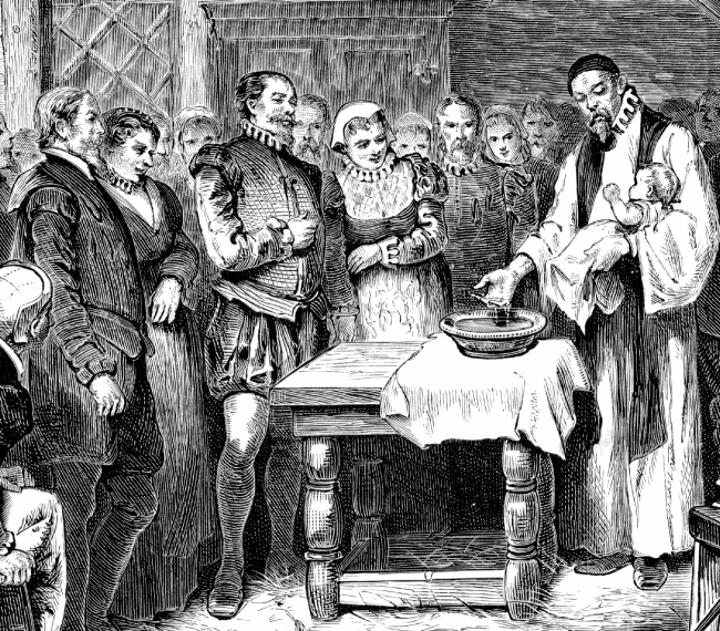 Baptism of Virginia Dare