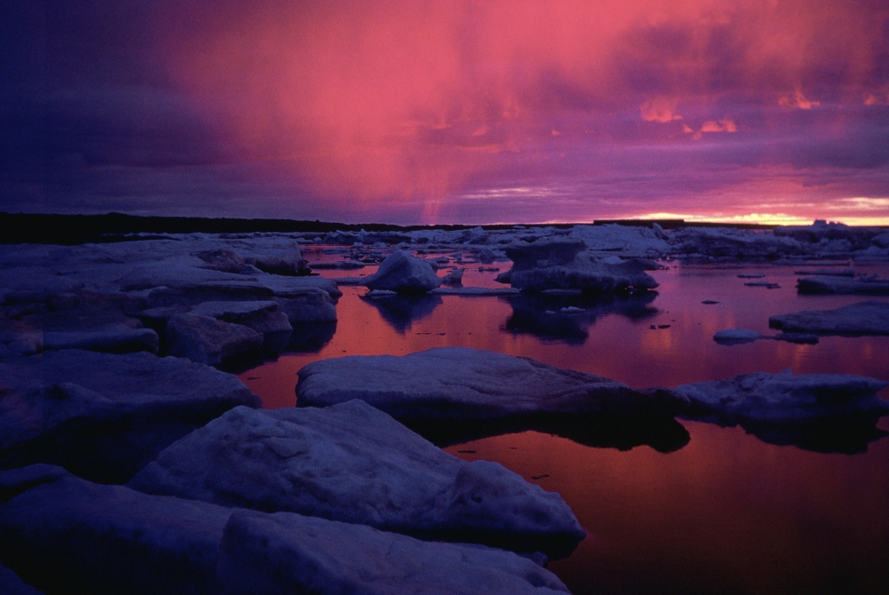 beautiful Hudson Bay Sunset  Canada