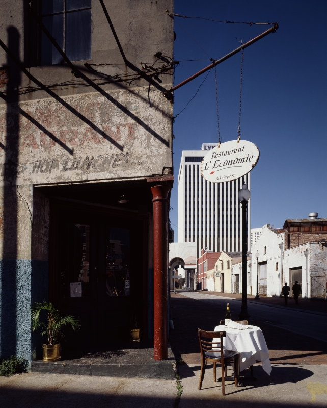 Bistro on the corner Warehouse District New Orleans Louisiana