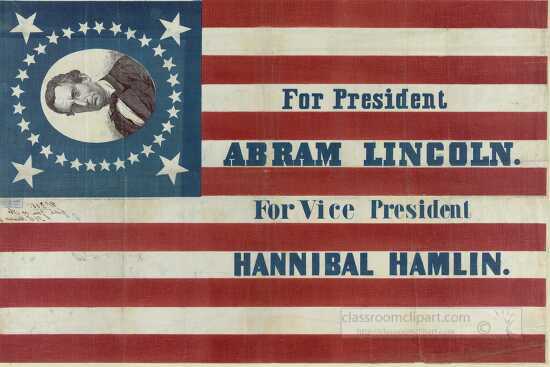 Campaign banner for Republican presidential candidate Abraham Li