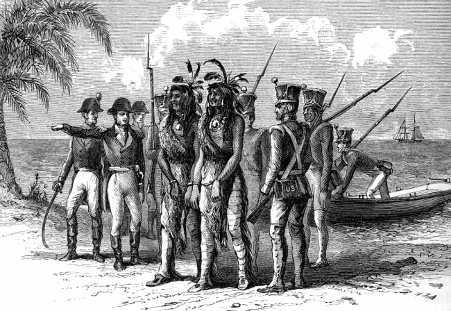 Capture of Indians