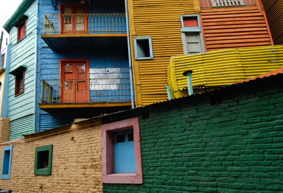 Colorful building La Boca