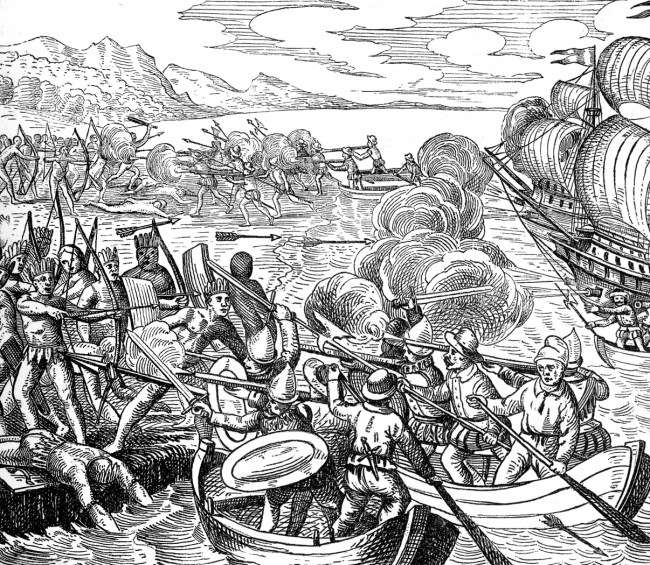 columbus historical illustration
