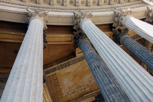 Columns kazan cathedral st petersburg russia