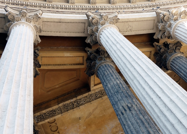 Columns kazan cathedral st petersburg russia