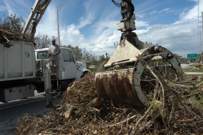 debris removed from hurricane 18