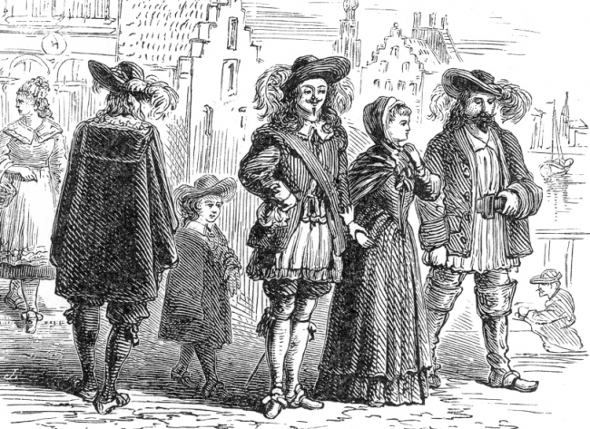 dutfch costumes historical illustration