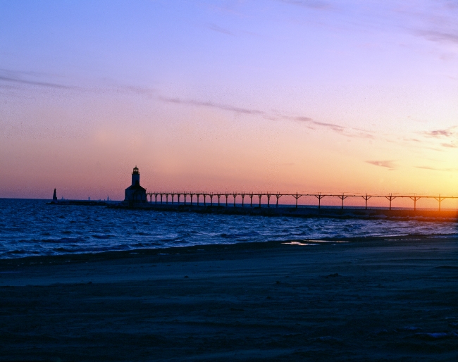 East Pierhead Lighthouse Cleveland Ohio