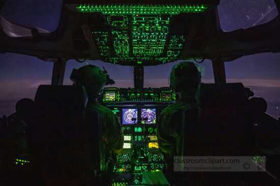 Expeditionary Airlift Squadron perform routine flight duties dur
