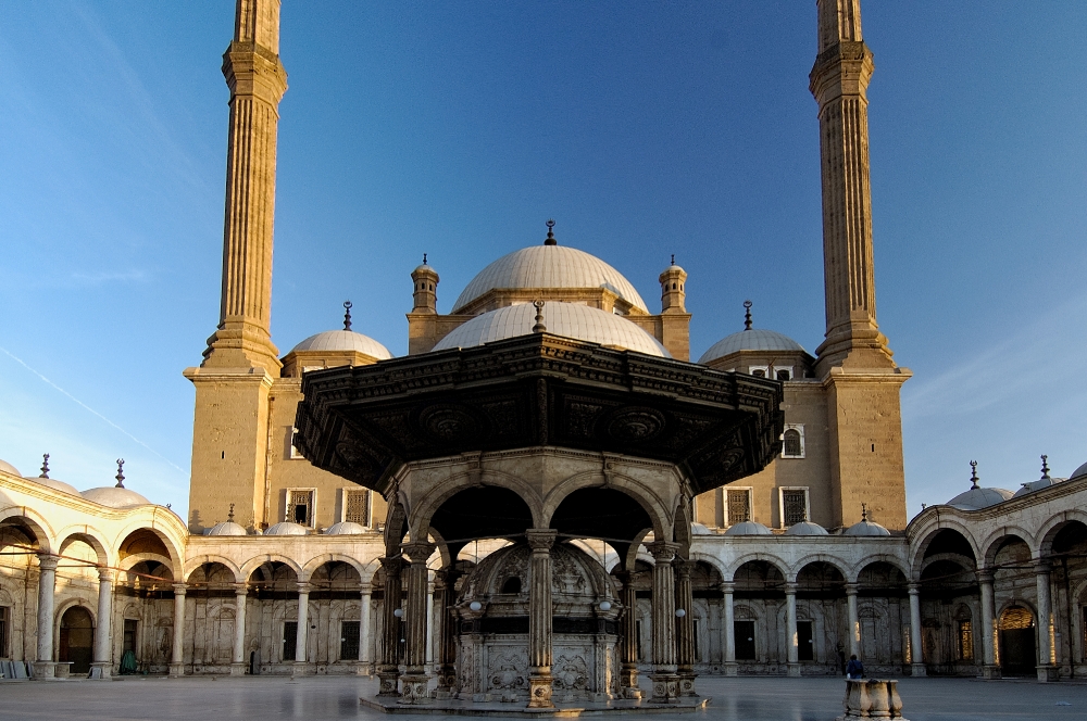 exterior great mosque of mohammed ali cairo egypt 1926