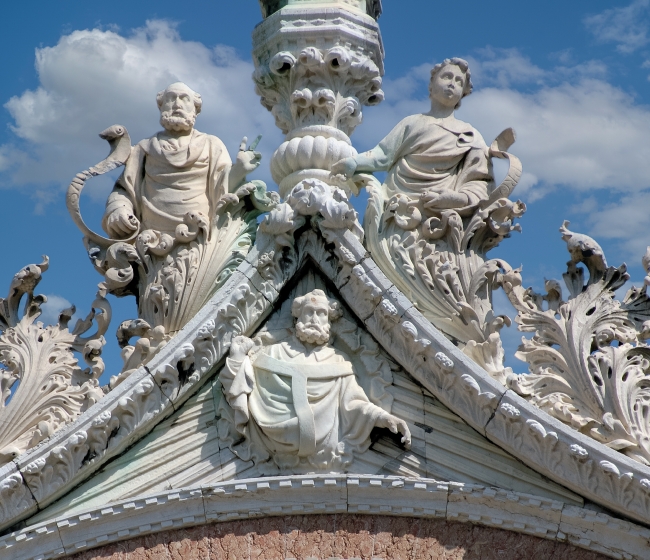 façade of St Marks Basilica